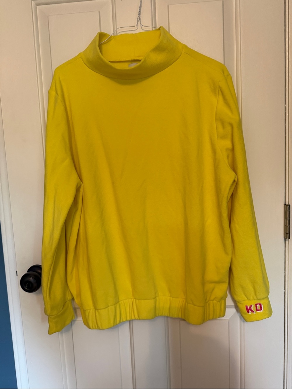 Dudley Stephens Yellow Mock Neck Pullover